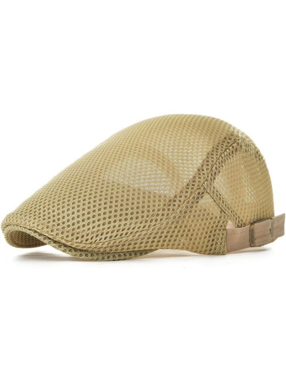 Breathable Mesh Summer Hat for Men | Adjustable Newsboy Ivy Cabbie Flat Cap